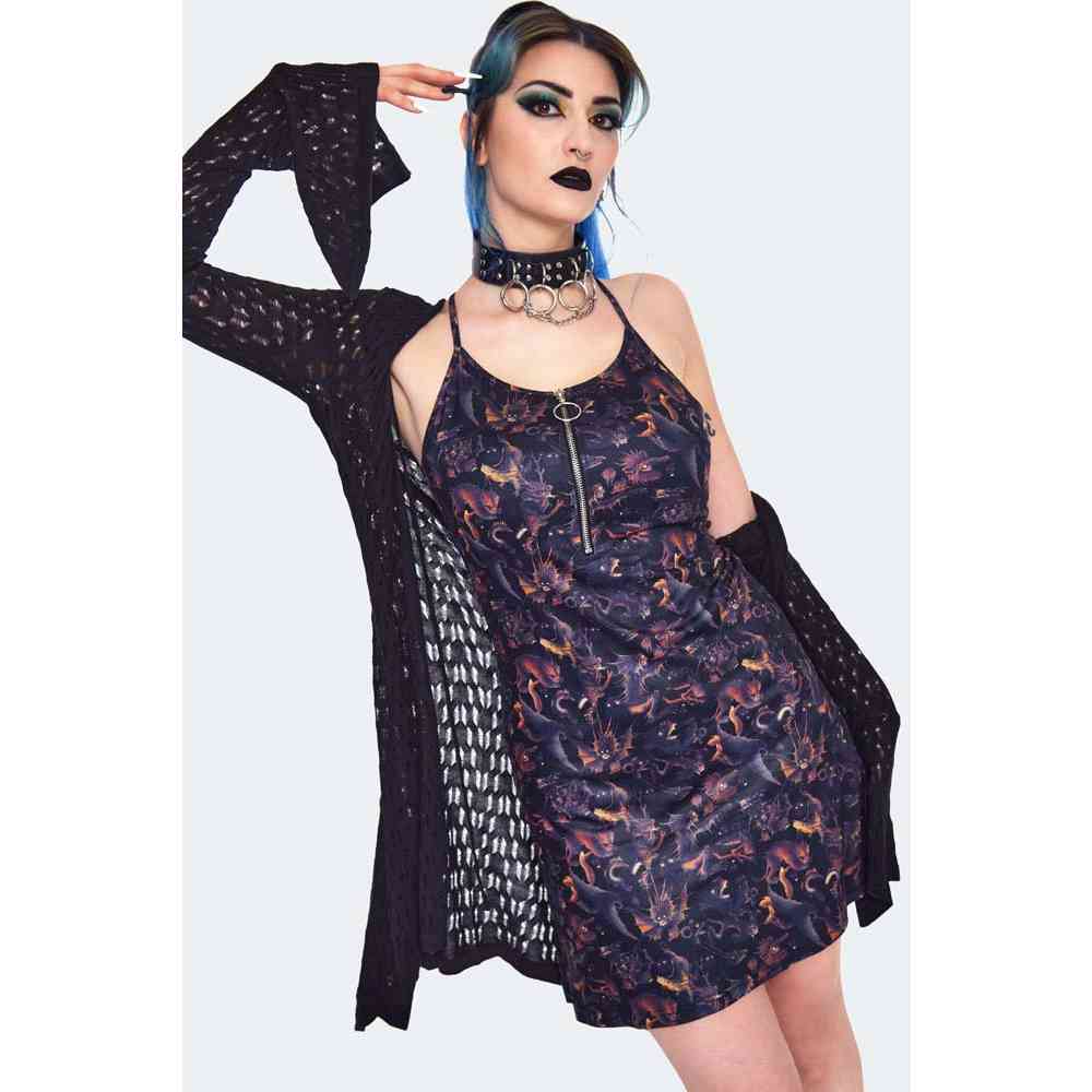 Jawbreaker - Paradise Lost Print Robe courte - Noir